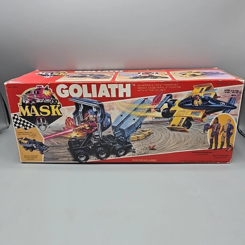 MASK Kenner Goliath Trakker Nevada‎ Rushmore Matt (Almost Complete) With Box Vtg
